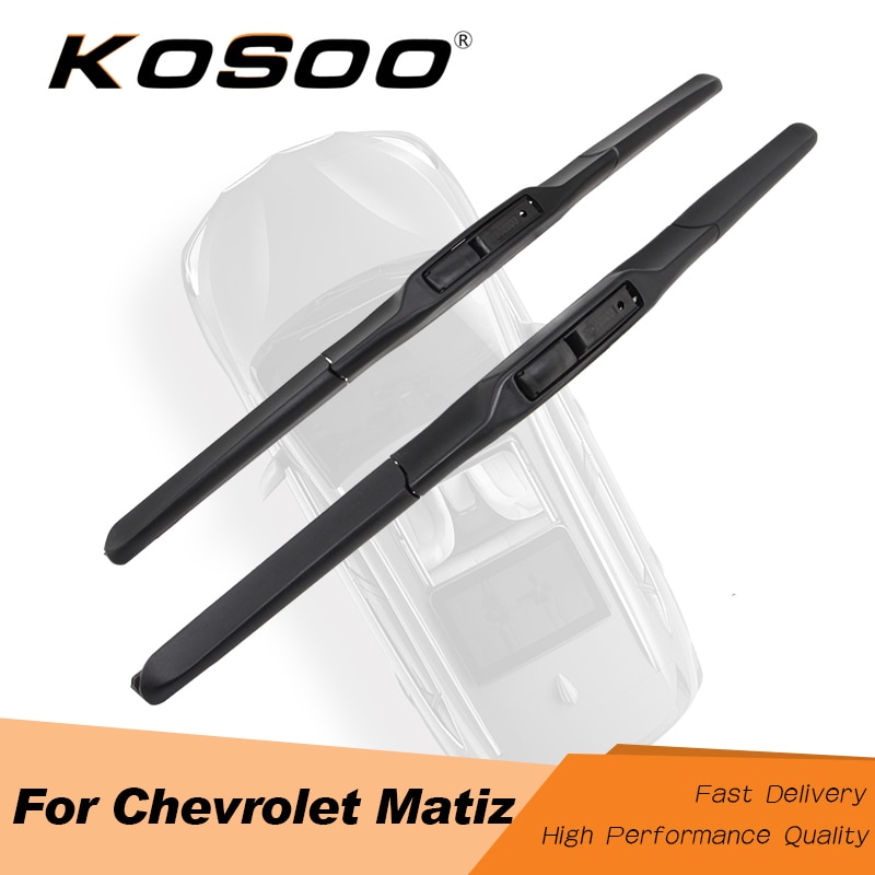 Kosoo Voor Chevrolet Matiz 2005 2006 2007 Auto Ruitenwissers Fit Haak Arm Auto Accessoires Natuurlijke rubber