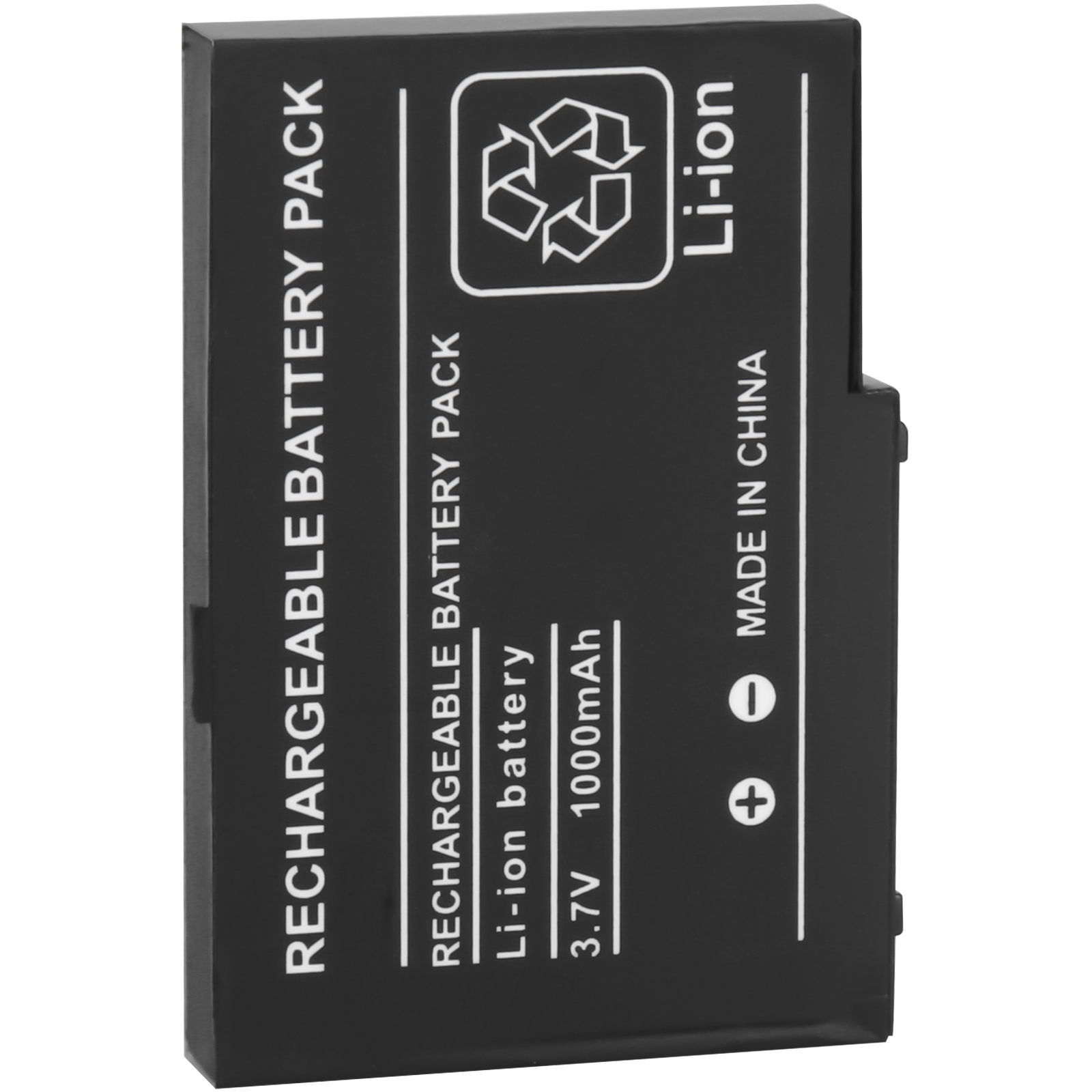 2 batteries Lithium-ion rechargeables, 1000mAh, 3.7V, pour Nintendo DSL NDS Lite