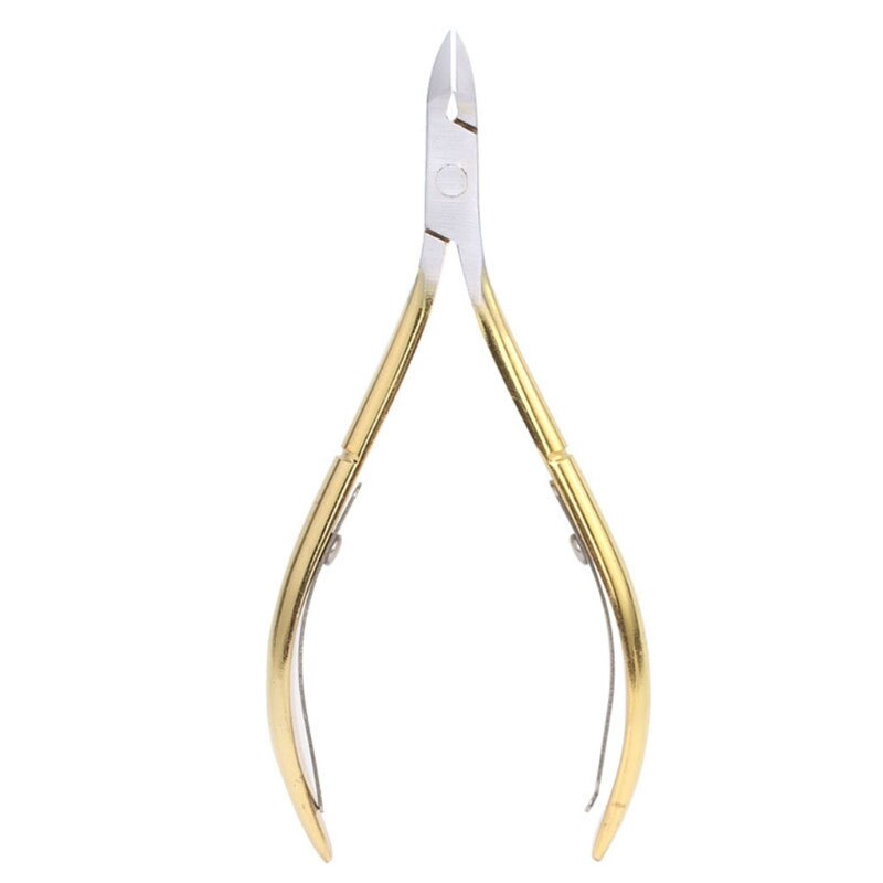 Tijeras para cutículas de acero inoxidable, Tijera para piel muerta, herramientas de pedicura X7YB