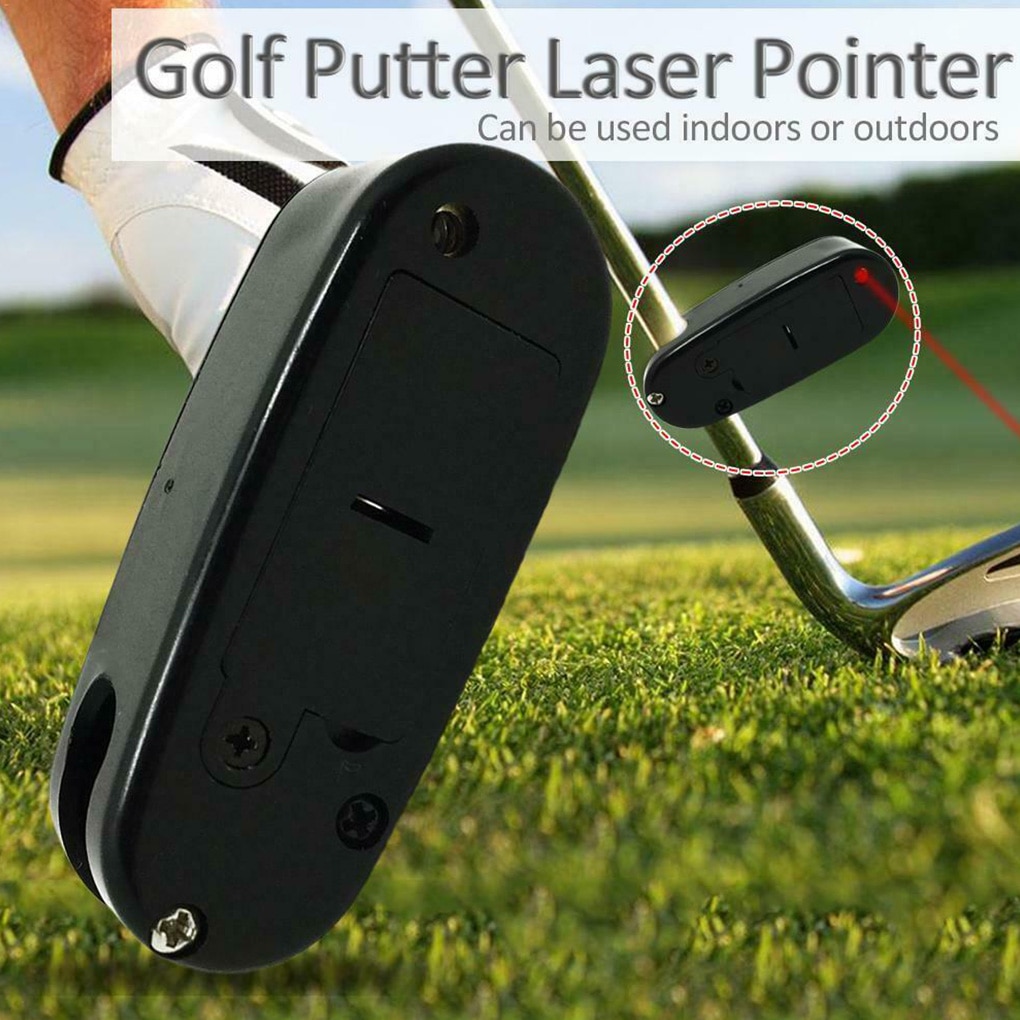 Golf putter pointer afstandsmåleværktøj minigolf putting træning sigtelinje øvelseshjælp