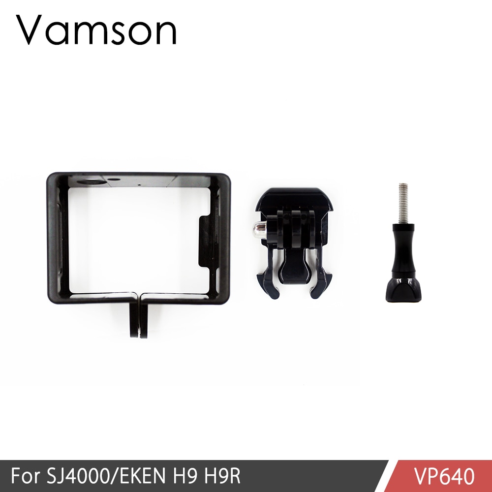 Vamson Voor Sjcam Serie Beschermende Frame Case Met Mount Accessoires Voor SJ4000 SJ6000 Sport Camera