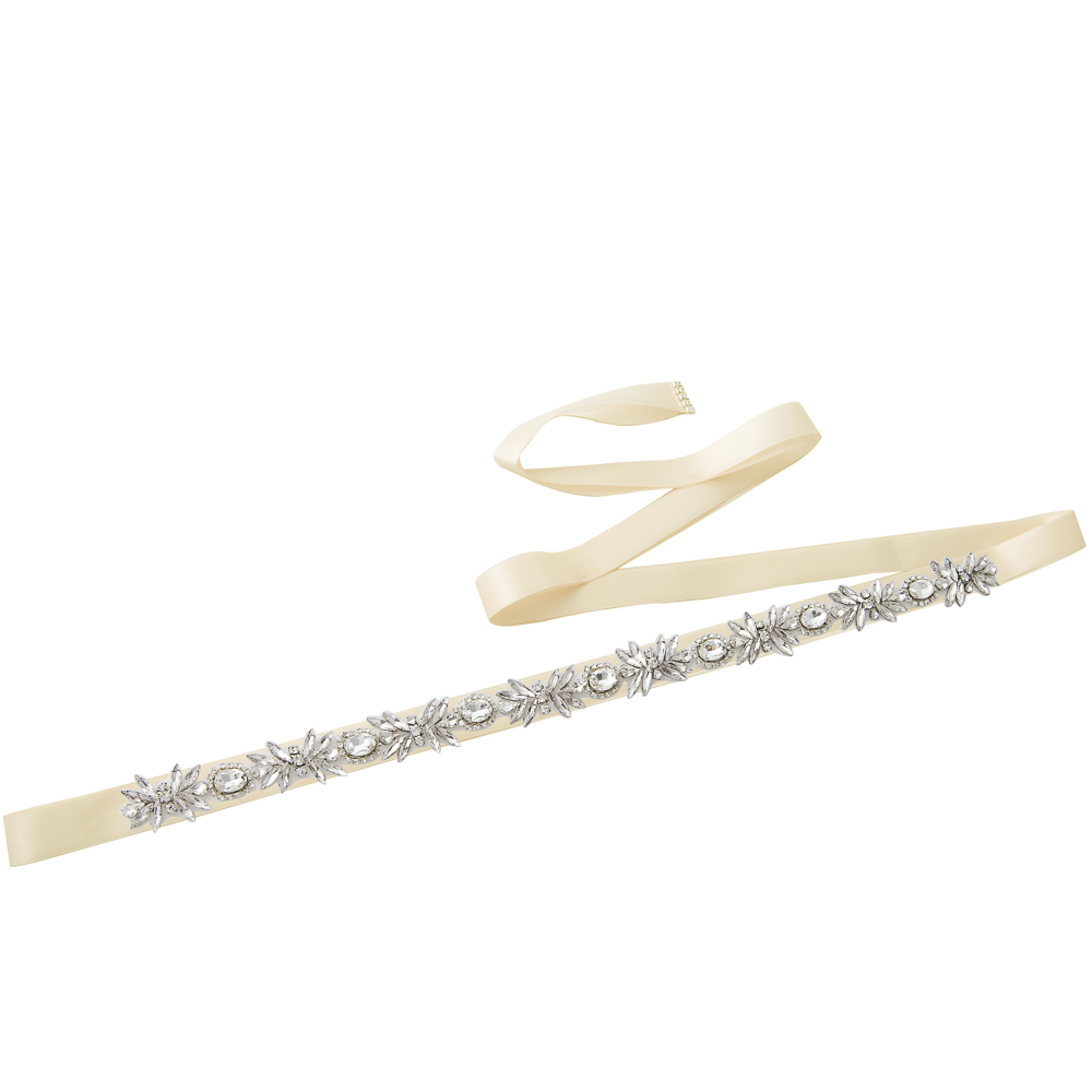 TRiXY S292 Sparkly Rhinestone Belt Wedding Dress Belt Sliver Crystal Bridal Sash Diamond Bridal Belt For Wedding Dress Accessory: pink