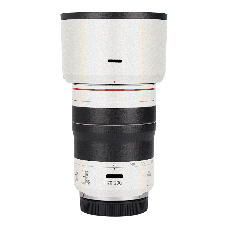 RF70-200 F4/Rf 70200 Lens Vinyl Decal Skin Wrap Cover Voor Canon RF70-200mm F4 L Is Usm Lens Sticker cover Film: Colorful White