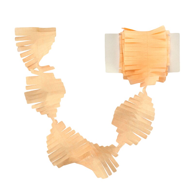 DIY Paper Garland Shredded Strip Crinkle Paper Decoration Party Supplies: Peach pink