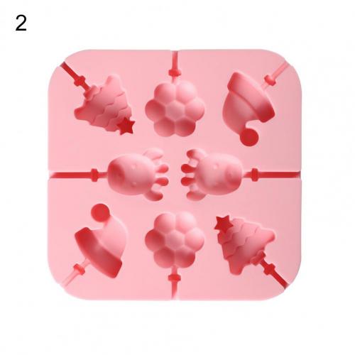 Heat-resistant Durable Square Exquisite Cartoon Lollipops Candy Mold for Home: 2