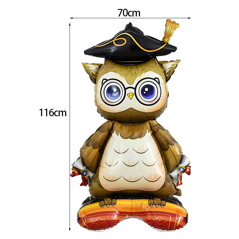 Dimissionsballon guld sort læge heliumfolieballoner tillykke dimission gymnasie dimissionsfest dekoration: Dyb safir