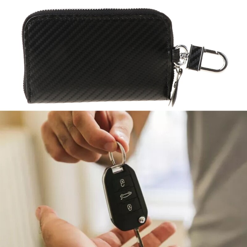 Anti-Diefstal Auto Sleutelhanger Guard Signaal Blokkeren Pouch Protector Shield Rfid Signaal Afscherming Blocker Beveiliging Box