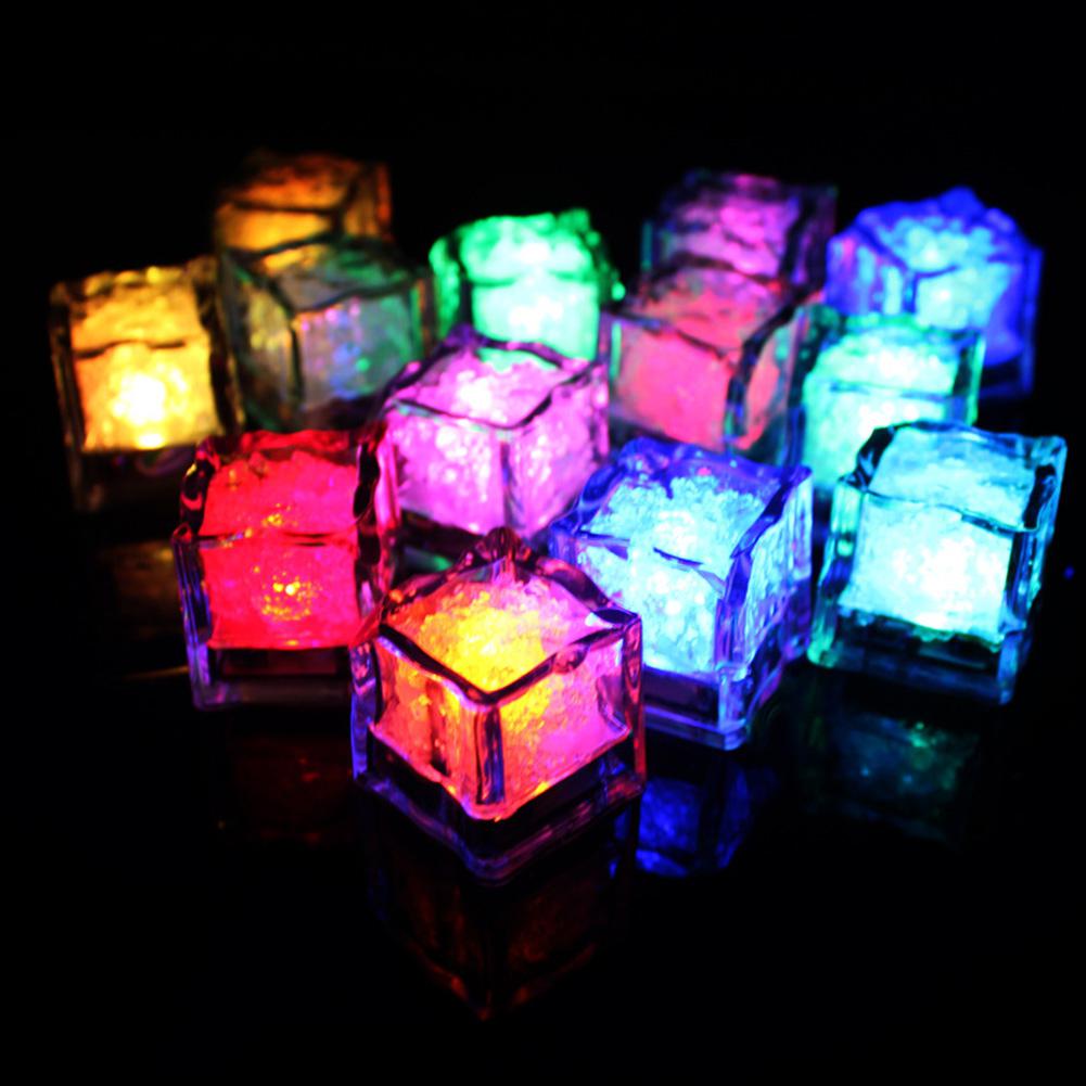 Luminous Ice LED Ijsblokjes - Meerkleurige Acryl IJsblokjes voor