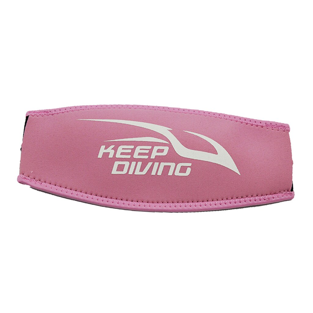 Roze neopreen comfort scuba dive duikmasker bandhoes past op de meeste watersportmaskerbanden 8.74 "  x 3.94 "