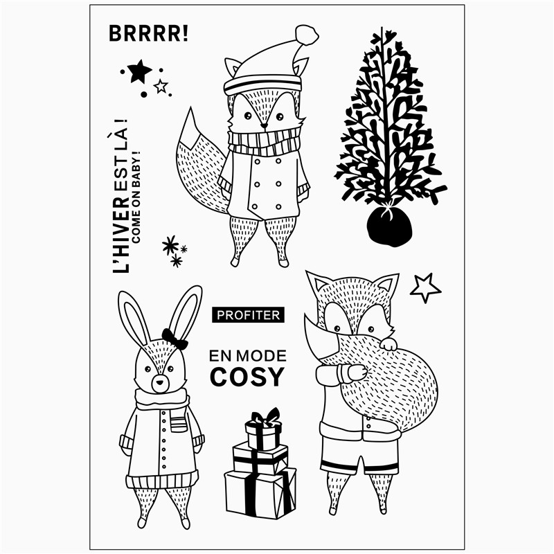 Rubber Silicone Clear Stamps for Scrapbooking Tamp... – Grandado