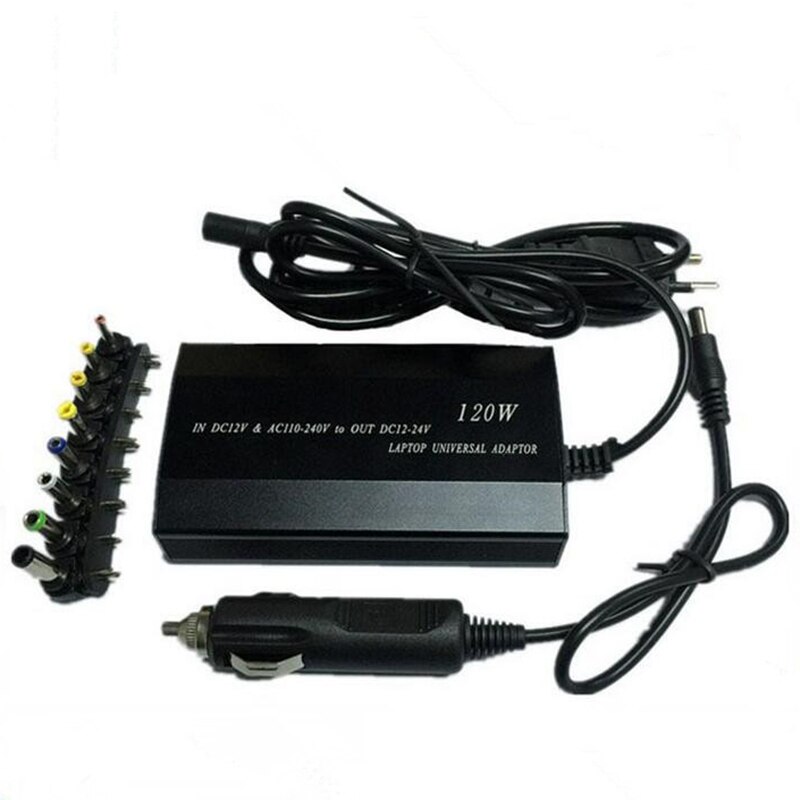 New universal 120w 34 tips car charger power supply adapter for laptop notebook