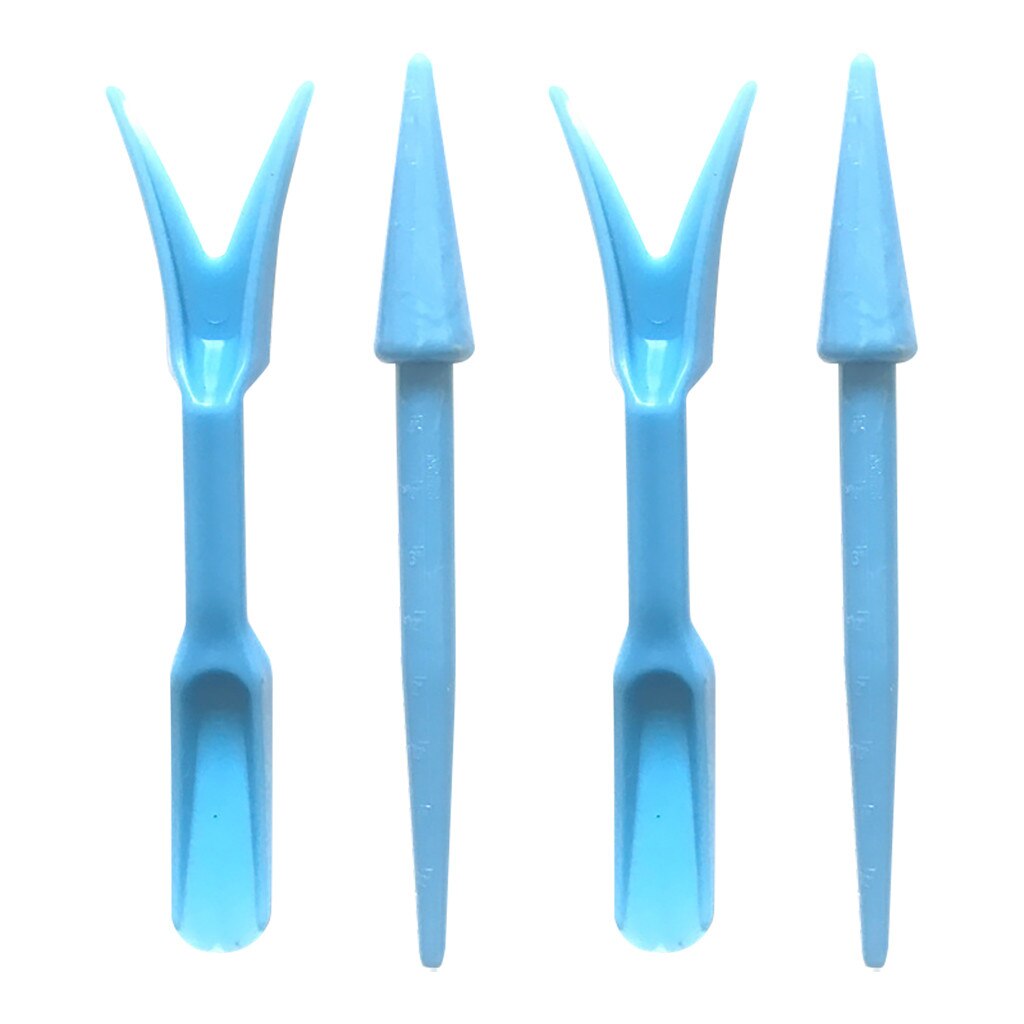 2x planting two-piece transplanter Transplanting Device Planters Digging Tool Seedling Garden Nursery Trays Seedling lifter c50