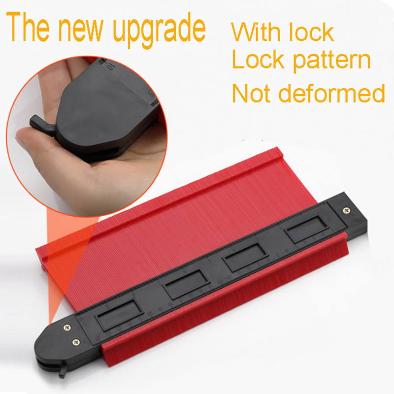 25cm 10inch Shape Gauge Duplicator With lock Profile gauge radian measuring rule universal profiling gauge Joinery tool