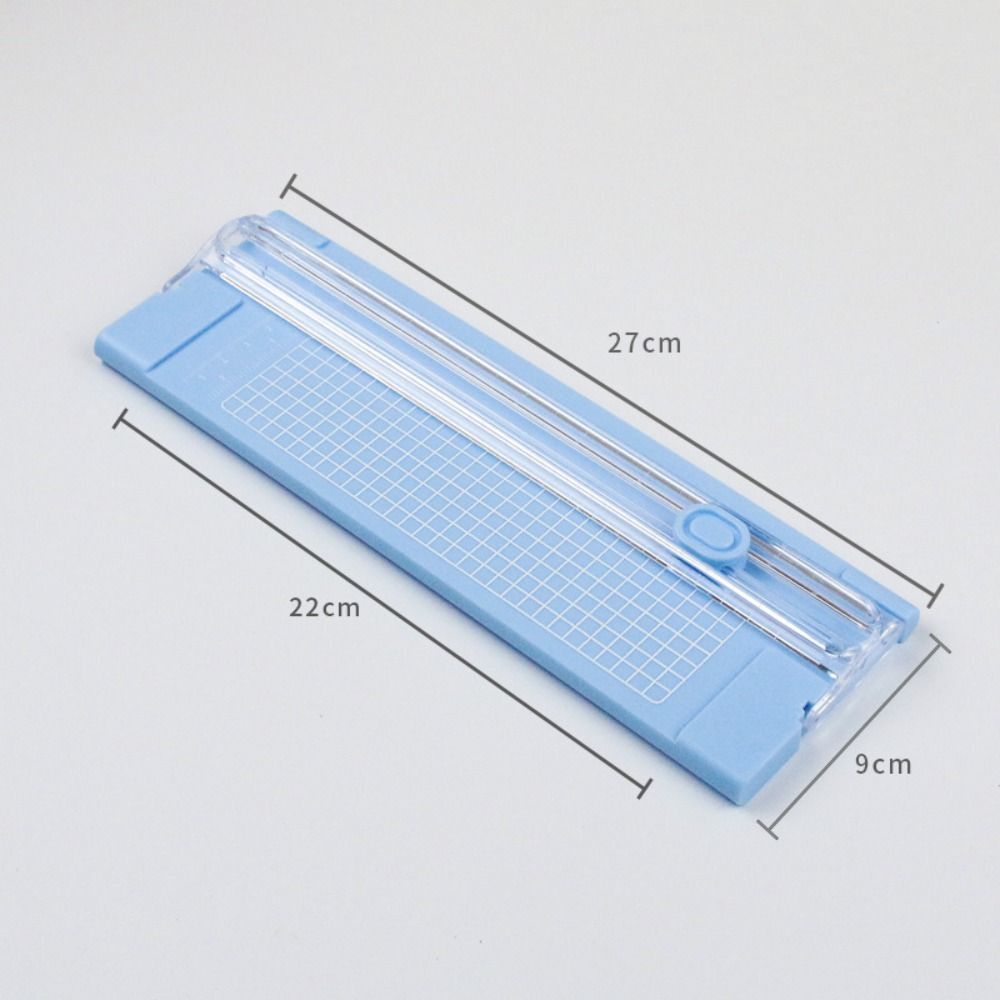 Tweeweg papiersnijmachine draagbare kleine fotosnijmachine scrapbook kantoorbenodigdheden papiersnijder: Paars