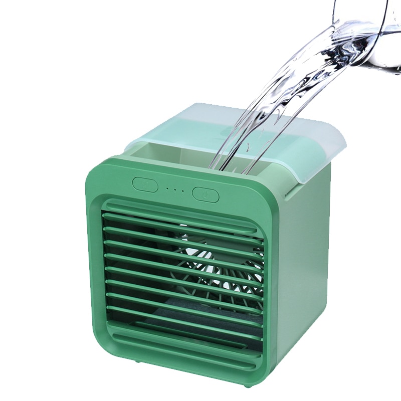 Mini Draagbare Airconditioner Luchtbevochtiger Met Water Tank Luchtkoeler Usb Airconditioner Ventilator Luchtbevochtiger Luchtreiniger Ultra-Stille Ventilator