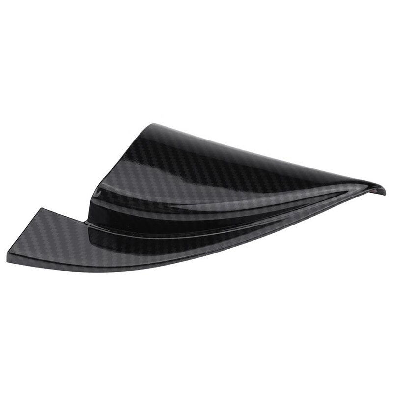 Accesorios de coche puerta frontal un pilar triángulo cubierta para Hyundai Encino Kona patrón de fibra de carbono