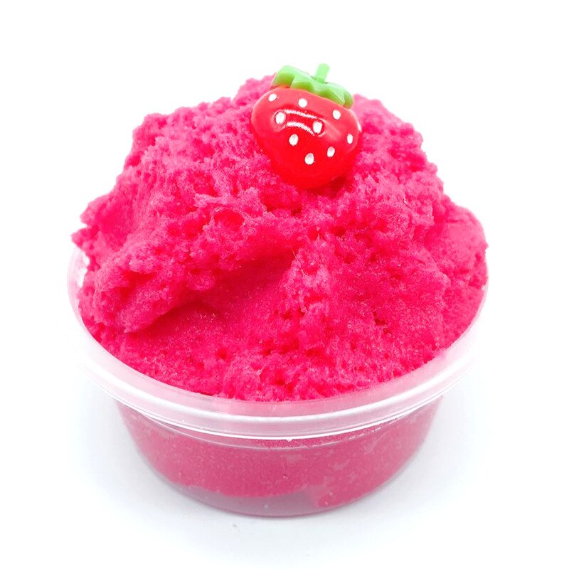 70ML Fruit Pineapple Fluffy Slime Cloud Slime Modeling Clay Rainbow Slime Toy For Kids Children Antistress Reliever Lizun Floame: I