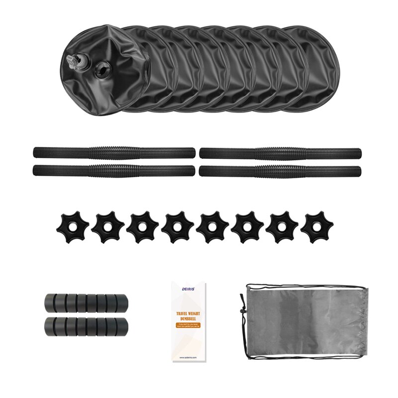 HKG-mancuernas llenas de agua para hombre y mujer, juego de pesas ajustable para gimnasio, equipo deportivo, ejercicio de Fitness en casa