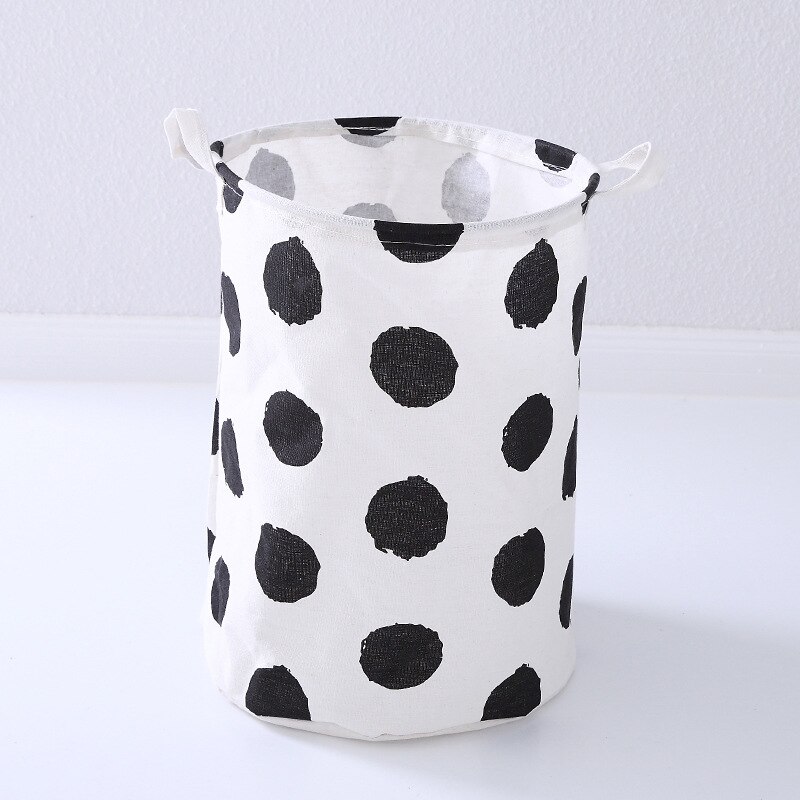 1PC pliable panier à linge grande capacité panier à linge vêtements rangement organisateur seau Homehold sac de rangement: Style 14