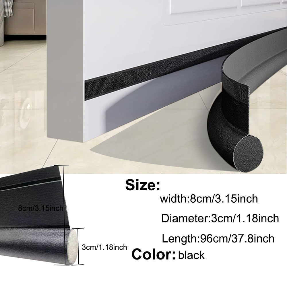 1 szt. Regulowana uszczelka dolna robić drzwi, wodoodporna listwa uszczelniająca, blokada grubych szczelin robić izolacji i ochrony przed zimnem: BŁĘKITNA