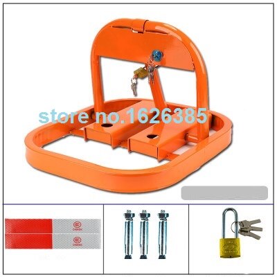 6.5KG O shaped type car auto lock parking place stop ground lock car steering wheel lock