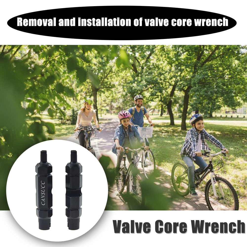 Double-head Bicycle Presta Valve Core Wrench Schrader Presta Bike Tire Tyre Valve Core Removal Disassembly Tool