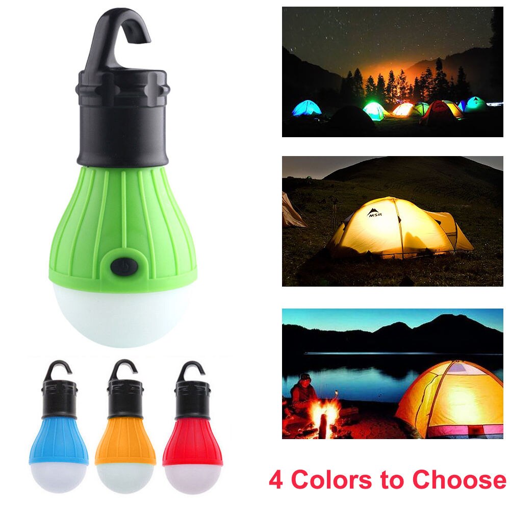 Tent Lamp Vissen Noodverlichting Reizen 3LED 60LM Camping Lichten Zaklamp Wandelen Multicolor Outdoor Draagbare