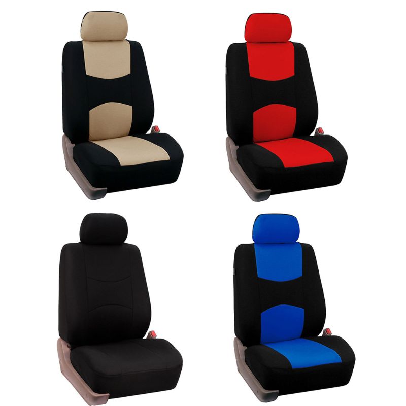 2 Stks/set Auto Universele Stoelhoezen Set Vuilafstotend Comfortabele Auto Seat Protector Motor Auto Interieur Decoratie