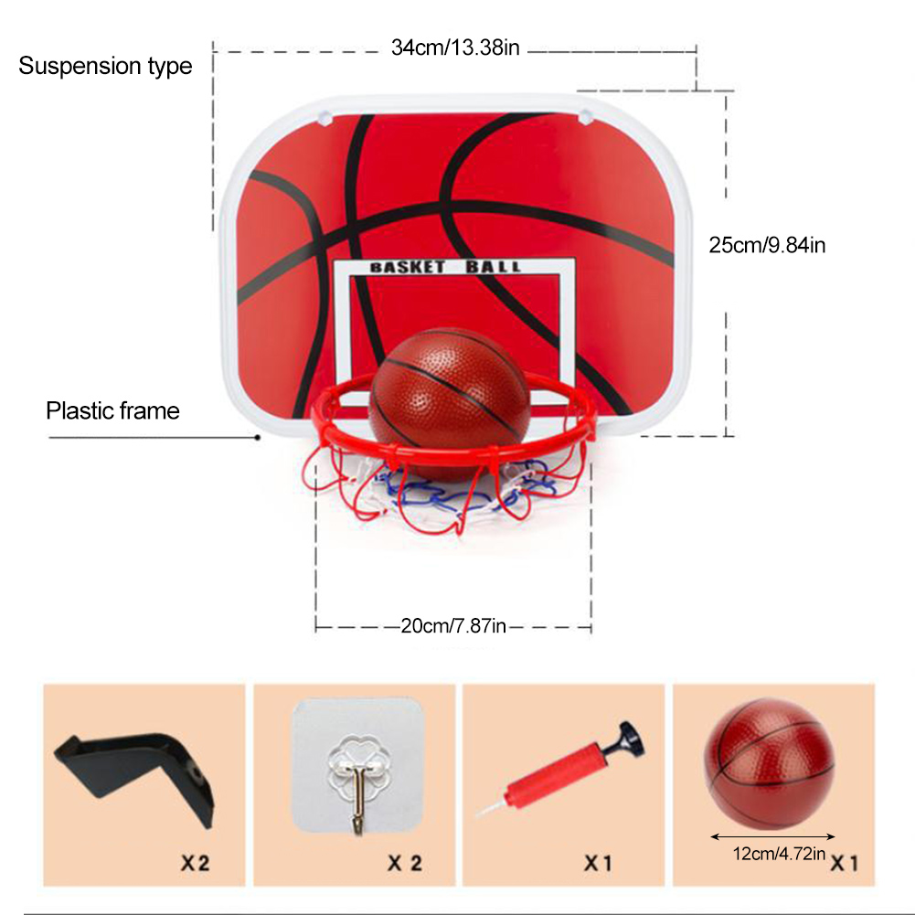 Kinder Mini Basketbal Hoepel Met Elektronisch Scorebord Bal Backboard Outdoor Indoor Excersise Accessoire Grappig Spel Speelgoed: green
