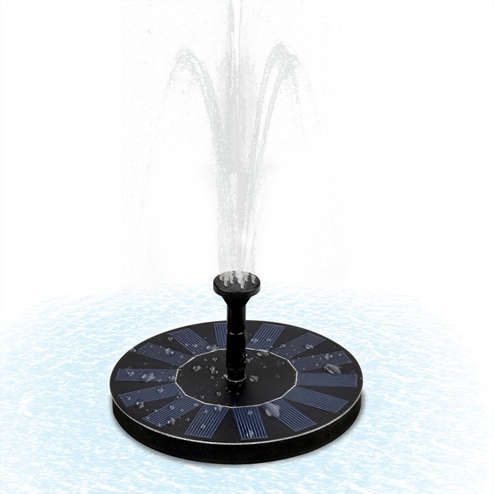 Mini Solar Power Water Fountain Garden Pool Pond 18-45cm Outdoor Solar Panel Bird Bath Floating Water Fountain Pump Garden Decor: 1.4W