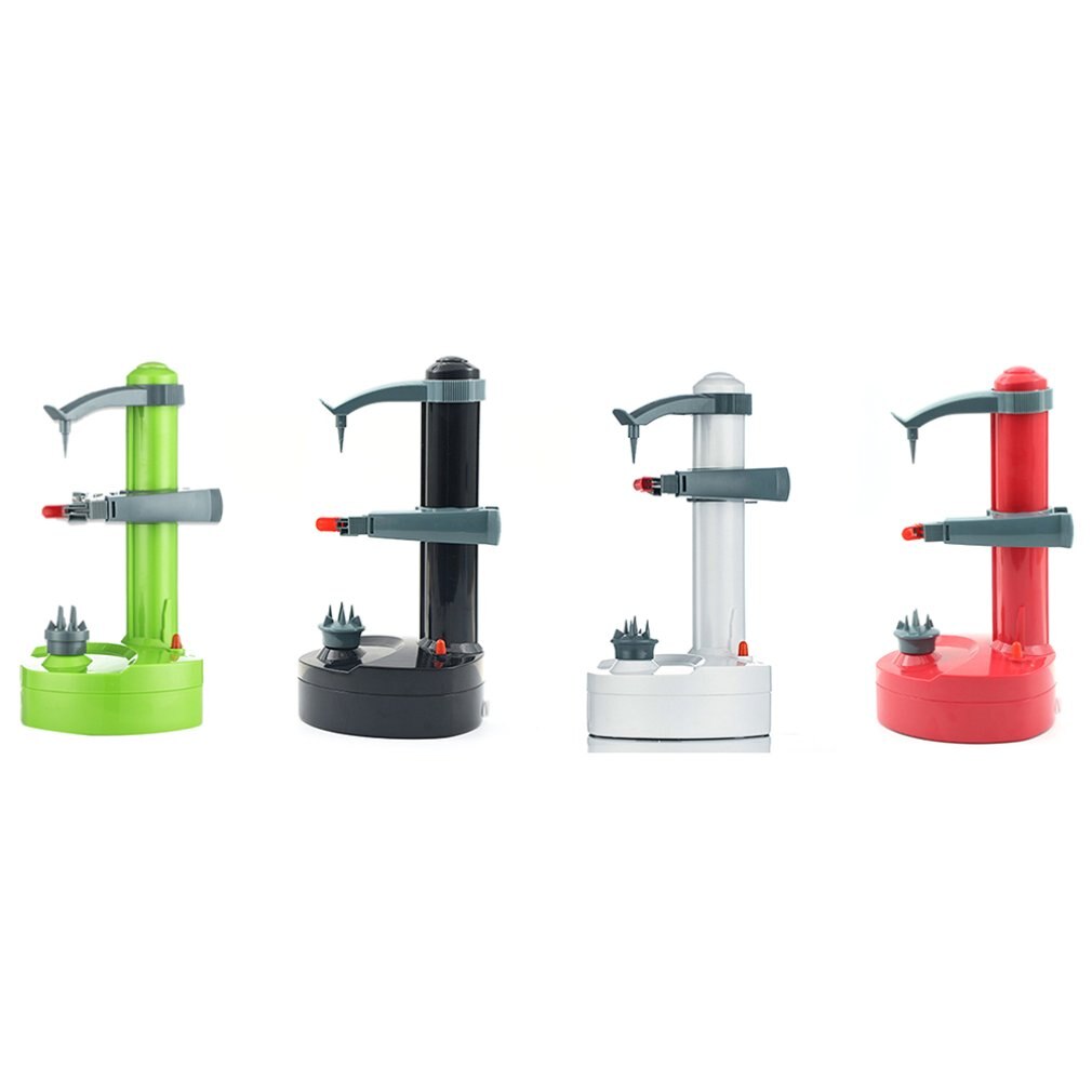 Multifuncional descascador elétrico multifuncional automático frutas descascador vegetal cortador de três peças de batata descascador máquina utensílios domésticos