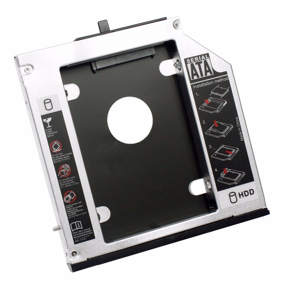 Sata 3.0 ssd-adapter 12.7mm sata-hårddisk hdd caddy bay 2.5 tums extern hölje för ibm thinkpad  r400 r500 t420