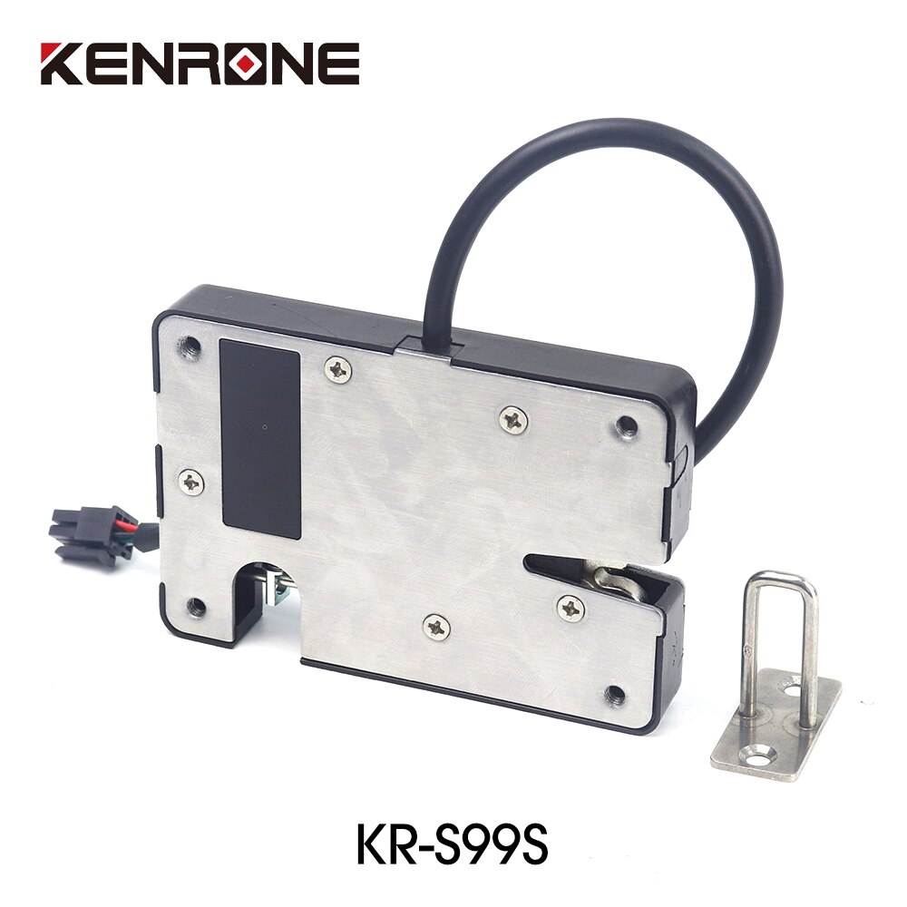 KENRONE Stainless Steel Deadbolt Electromagnetic Refrigerator Door Latch Solenoid Lock