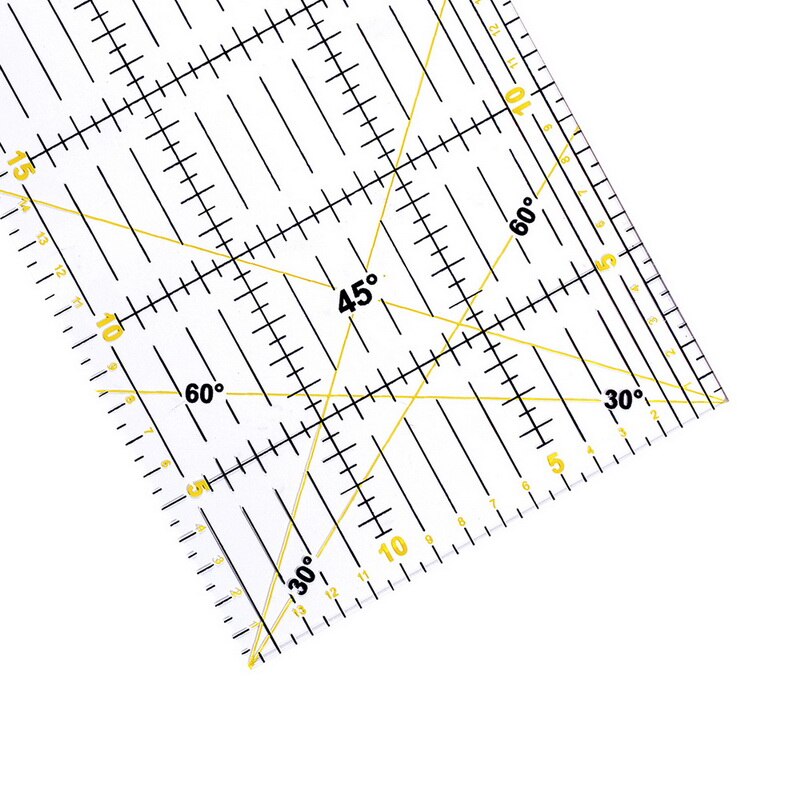 Quilten liniaal diy tekenlinialen voor kinderen studenten kantoor school naaien acryl patchwork doek quilten tuler multifunctioneel