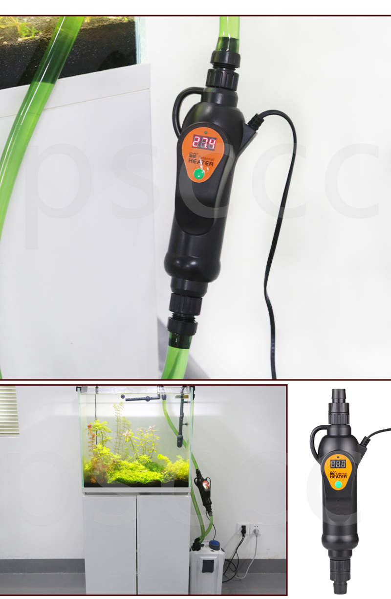 110-240V Adjustable Submersible heater external aquarium fish Tank Water Heater 300w 500w temperature controller keep worm