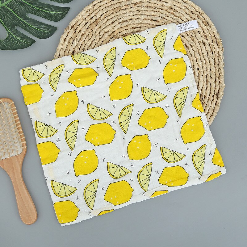 Serviette absorbante pour bébé, mouchoir pour -né, 1 pièce: lemon
