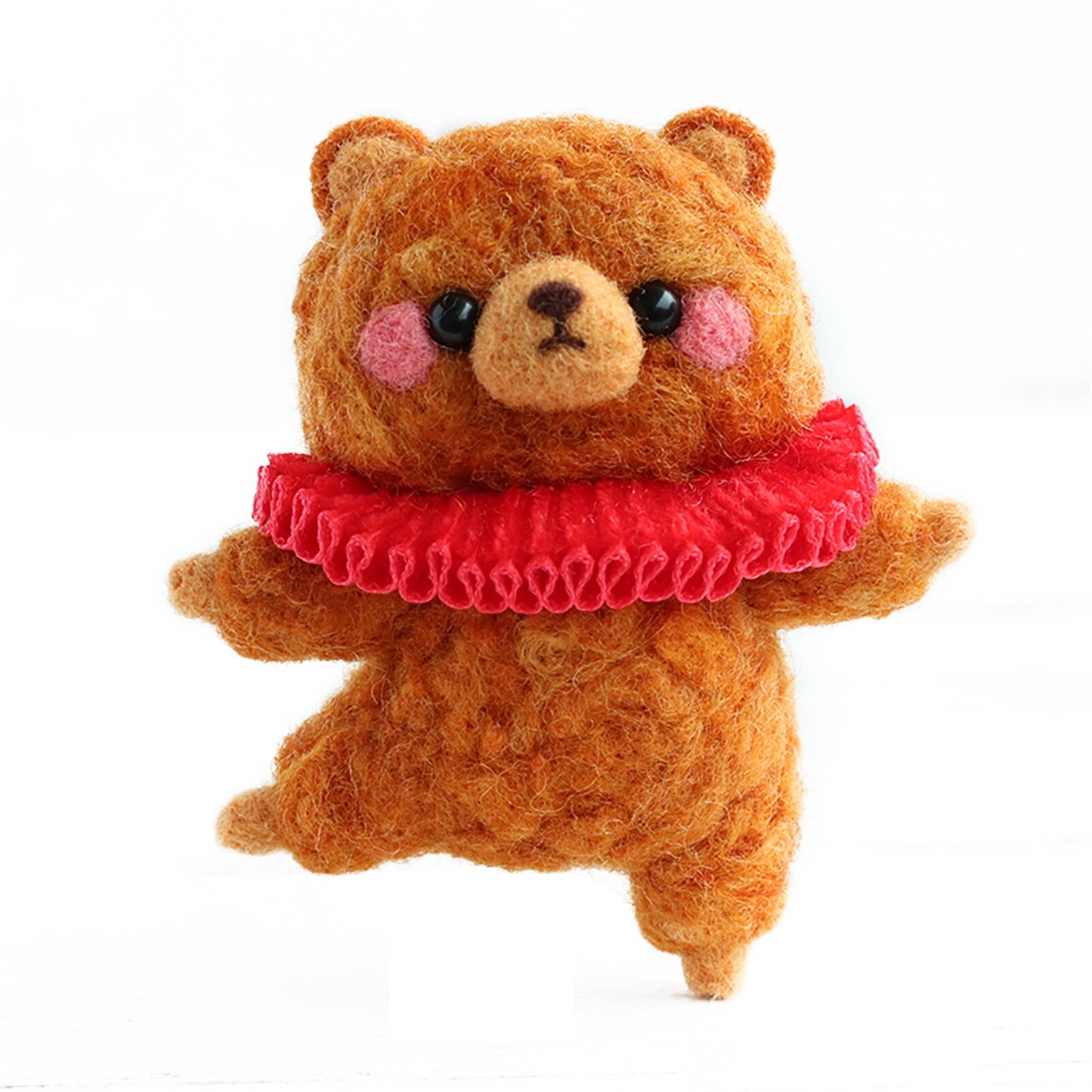 Leuke Patroon Handgemaakte Diy Poke Wol Vilt Materiaal Productie Pakket Niet-Afgewerkte Diy Handcarft Wol Vilten Materiaal: G