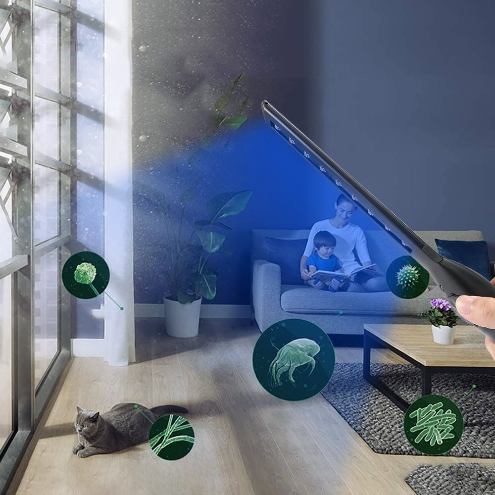 Ultraviolet UV Sterilizer Light Tube Bulb Disinfection Bactericidal Lamp Ozone Sterilizer Black USB Disinfection Light