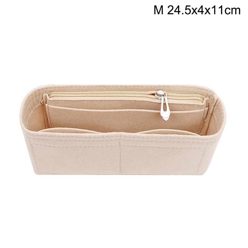 1PC Felt Insert Bag Organizer, Makeup Organizers, Liner Perfect for Brand Women's Handbags For And Cosmetic Bags