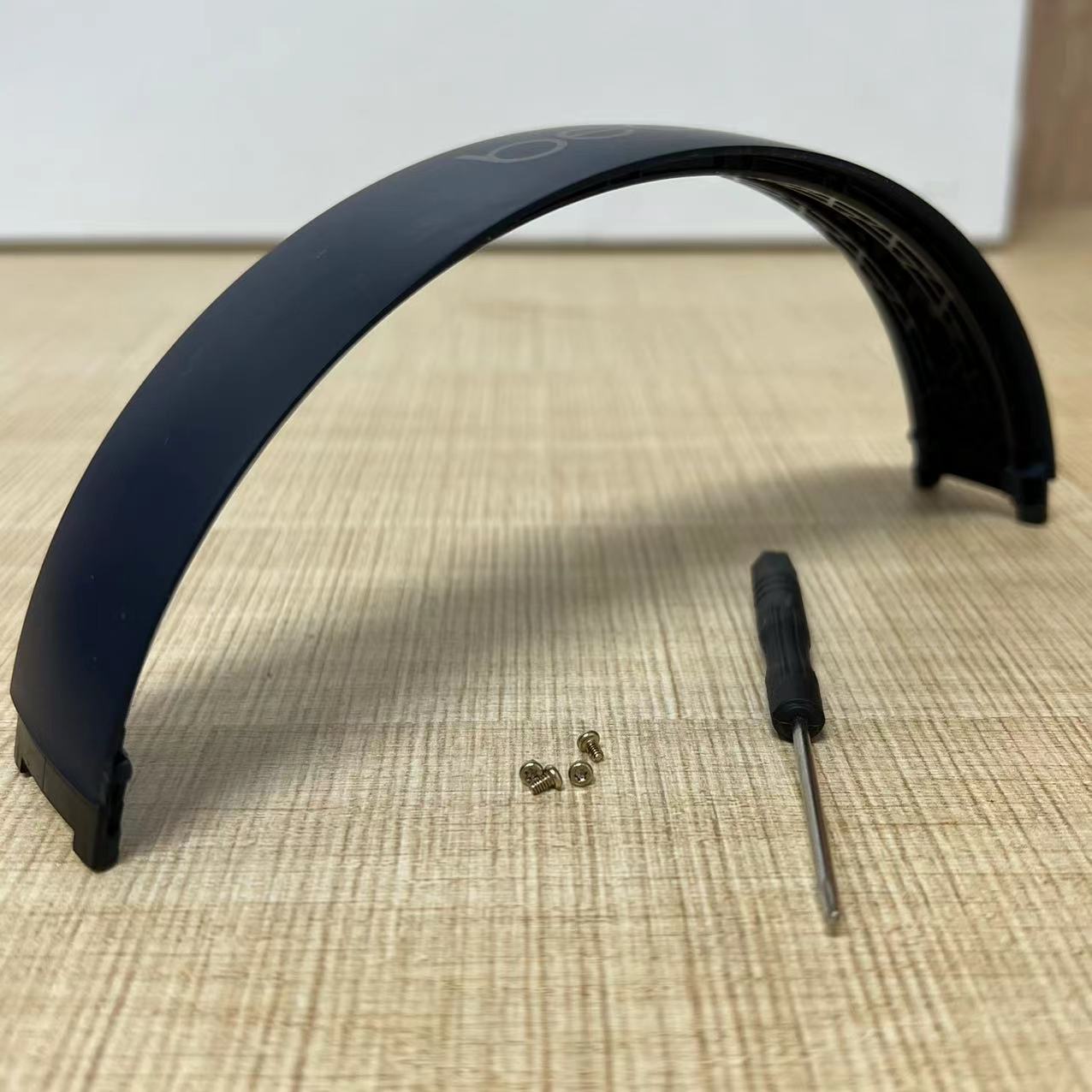 Diadema de plástico superior Original para Beats Studio 3 studio3, repuestos para reparación de auriculares, piezas de repuesto combinadas con tornillos: Azul oscuro