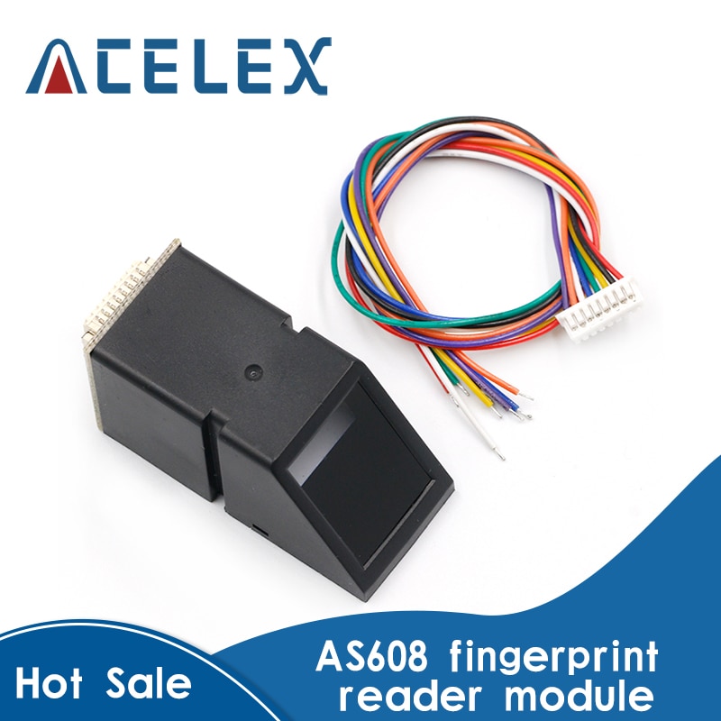 AS608 Fingerprint Reader Sensor Module Optical Fingerprint Fingerprint Module For Arduino Locks Serial Communication Interface