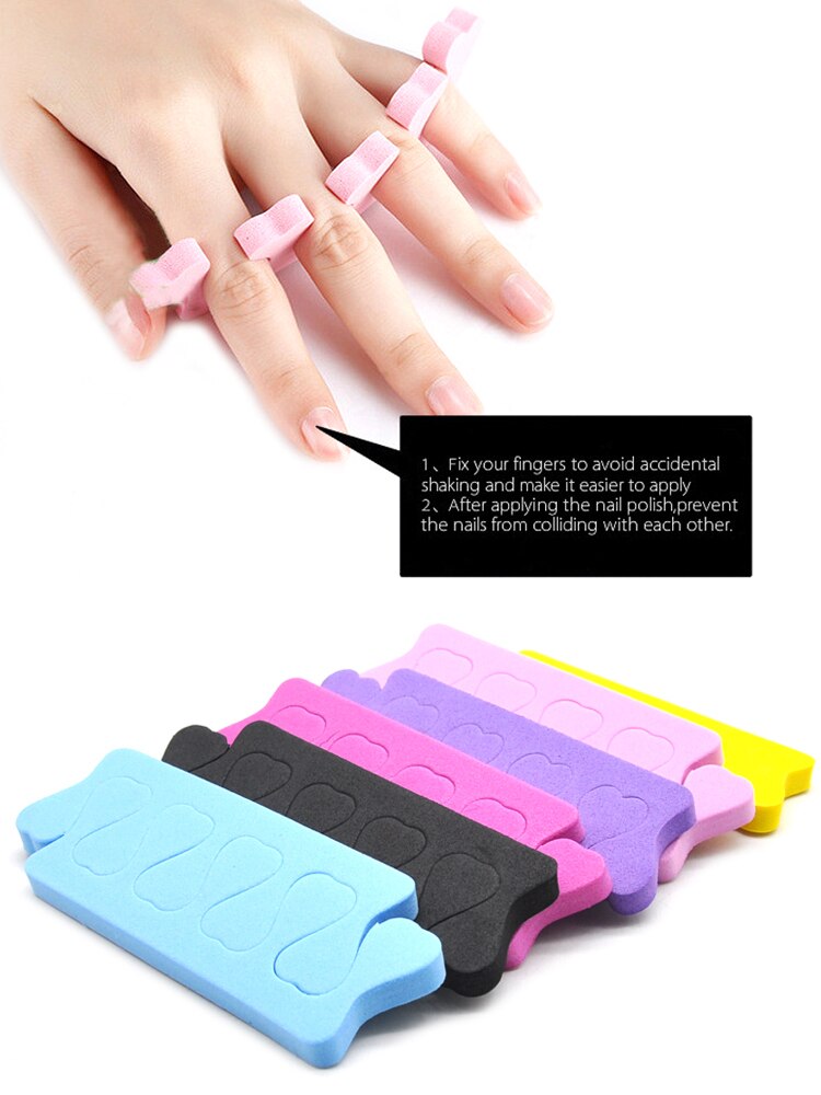 20pcs Finger and Toe Divider Used To Separate Fingers Sponges When Doing for Manicures Split Air-Conditioner System