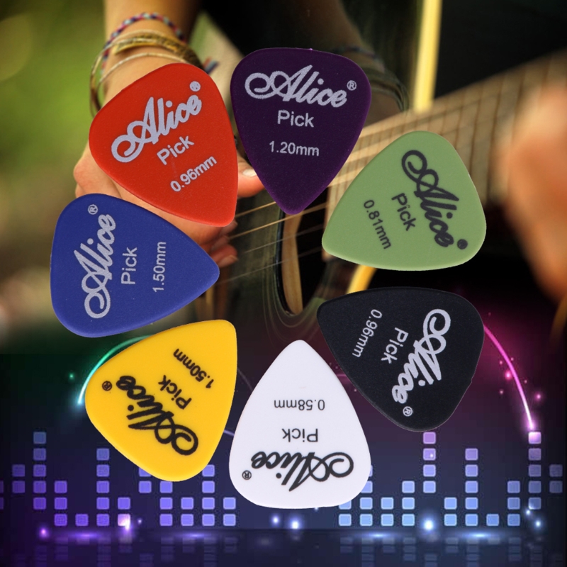 Plectres de guitare électrique acoustique, pièces, différentes épaisseurs, avec boîte de sélection, 100