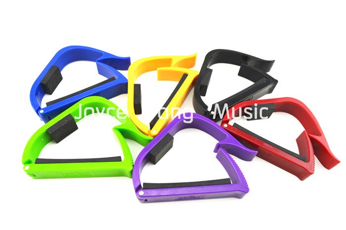 Alice A007E-C, pinza de plástico colorida para guitarra Capo, trinquete para guitarra clásica, ,