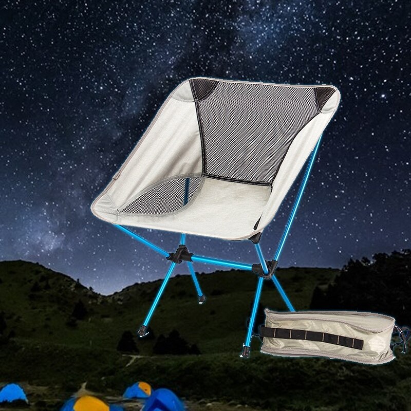 Outdoor Klapstoelen Aluminium Camping Camping Bbq Enkele Stoel Draagbare Ultra-Lichtgewicht