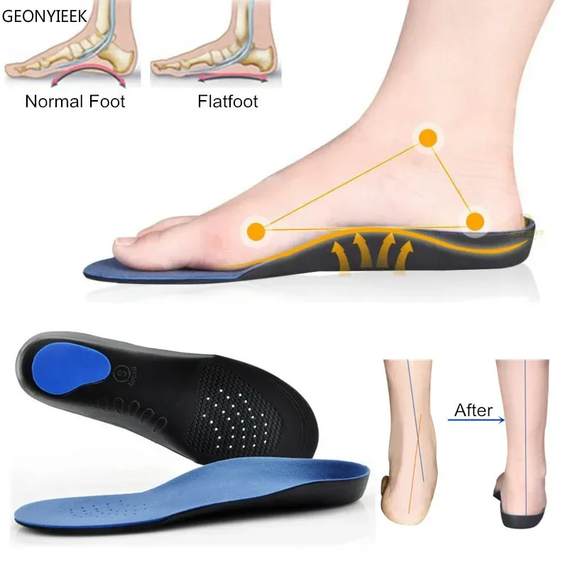 Professionelle Orthesen einlegesohlen EVA Erwachsene Flache Fuß Bogen Unterstützung Orthopädische Einlegesohlen Schuh Kissen Einsatz füße Gesundheit Pflege fuß Werkzeug