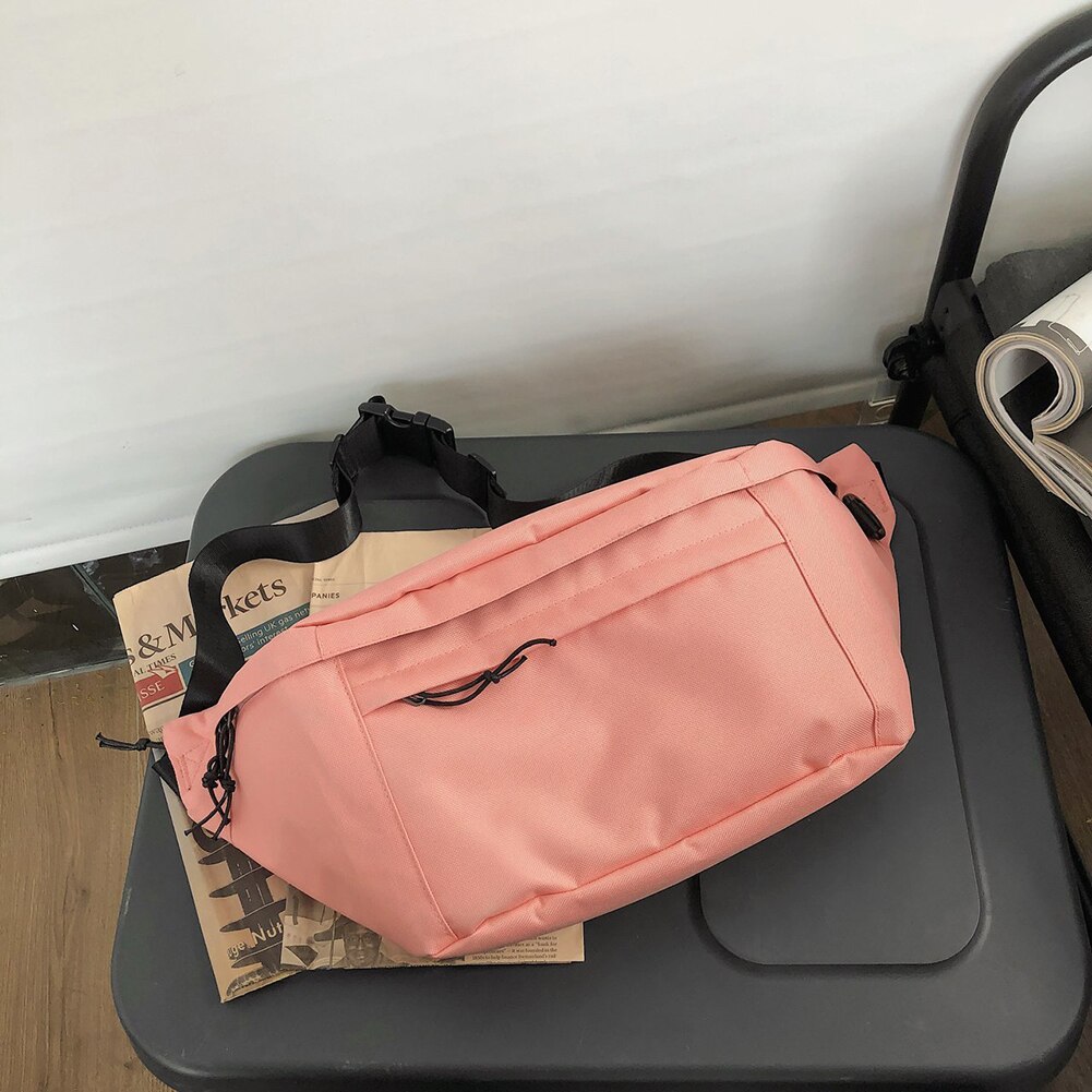 Grote Capaciteit Opslag Heuptas Canvas Fanny Pack Voor Mannen En Vrouwen Grote Blet Tas Multi-Functionele Borst Zakken banaan Taille Packs