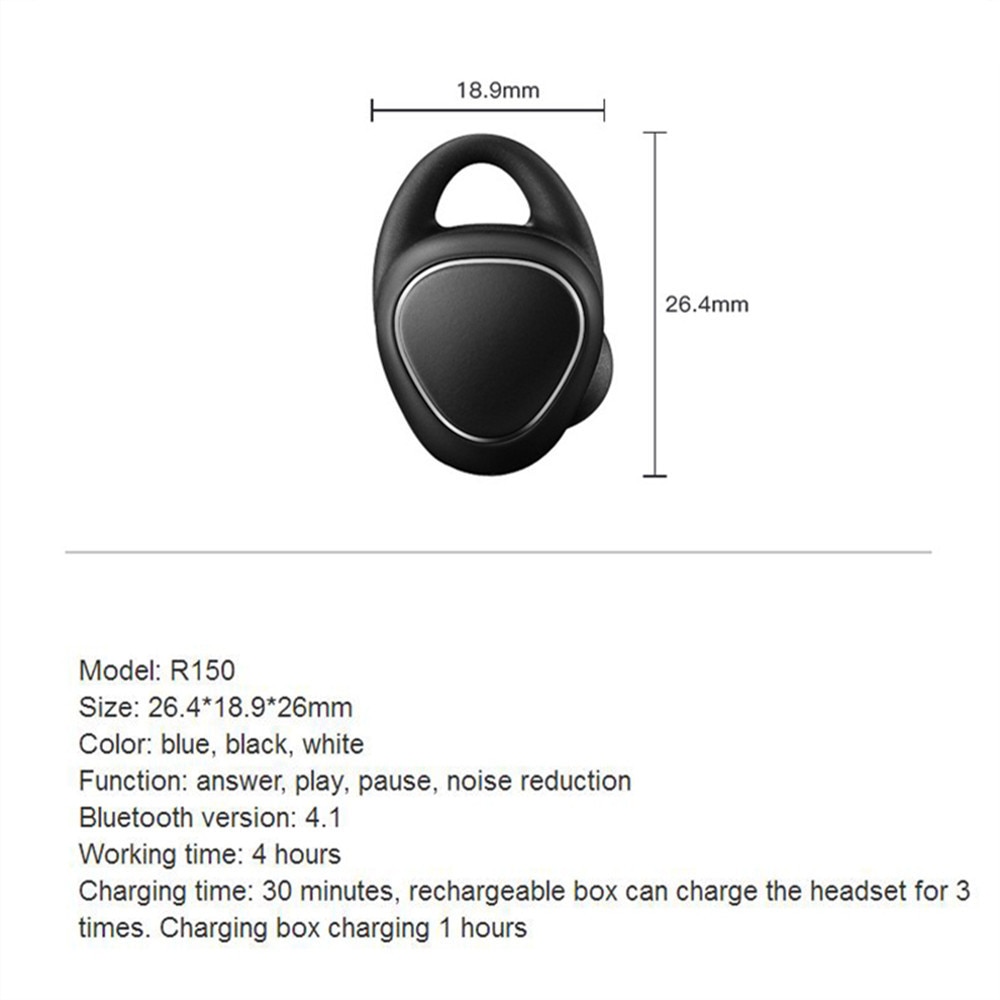 sport headphone Sport In-Ear Earbud Wireless Cord-Free Headphone for Samsung Gear iConX SM-R140 wireless earphones