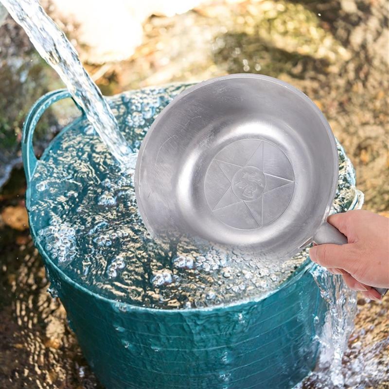 Aluminum Water Scoop Durable Thicken Water Ladle Dipper Water Spoon Bathroom Kitchen Washing Tools