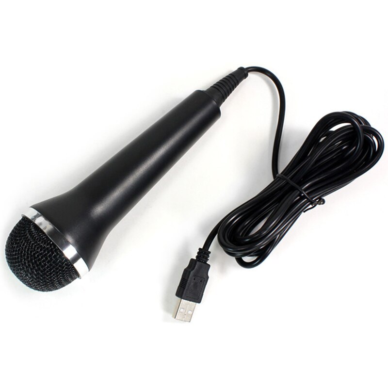 USB Wired Microphone for PS3 PS4 Switch for One/ One Slim for 360/ 360 Slim for Wii/PC Console